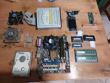 componenti per pc vari ddr2/ddr3 cpu/mobo 775