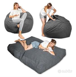 Pouf poltrona sacco convertibile