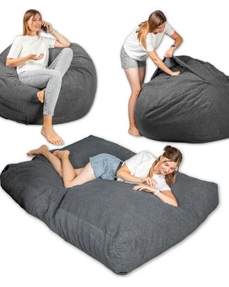 Pouf poltrona sacco convertibile