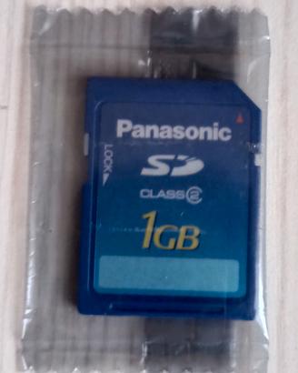 scheda memoria panasonic 1 gb class 2 sd 1 gb