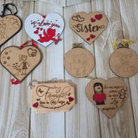 Stock 8 pezzi Pendenti a tema Love