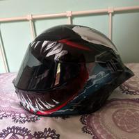 Casco integrale replica venom da pista