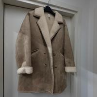 Giaccone eco montone colore caramello