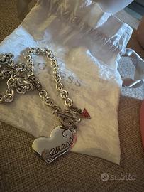 Collana Guess by Marciano cuore argento