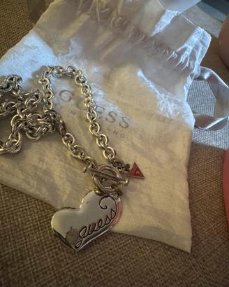 Collana Guess by Marciano cuore argento