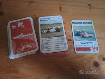 gioco carte macchine da corsa