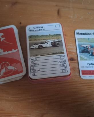 gioco carte macchine da corsa