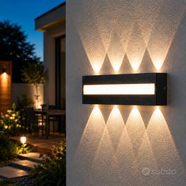 Applique LED da parete 12W IP65 3000K