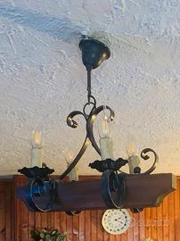 Lampadari rustici per taverna / cuccina