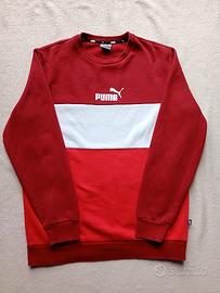 Maglione Puma Rosso e Bianco-Taglia M-COME NUOVO