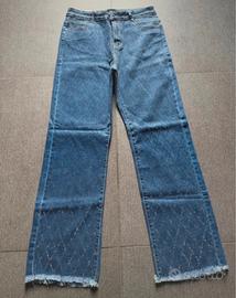 Jeans con micro brillantini