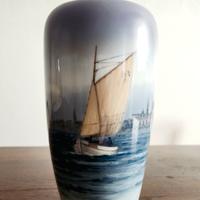 VASO ROYAL COPENHAGEN "Barca a vela in Guldborgsun