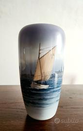 VASO ROYAL COPENHAGEN "Barca a vela in Guldborgsun