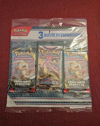 Blister Pokémon 3 Bustine Gedis Sigillato 2026