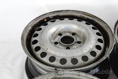 5048529 SET 4 CERCHI IN FERRO DA 15 POLLICI 5 FORI
