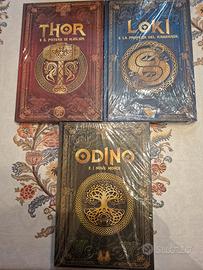 Lotto di 3 libri sulla  mitologia nordica RBA
