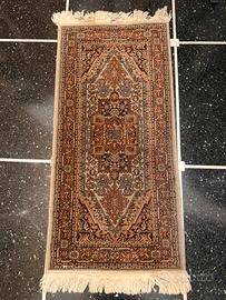 Tappeto stile persiano orientale con frange