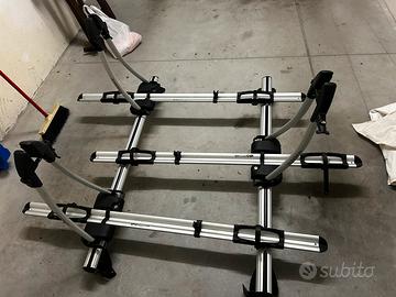 Portabiclette alluninio da 3 bici con barre  500L