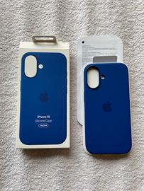 Cover Originale iPhone 16 Blu Oltremare
