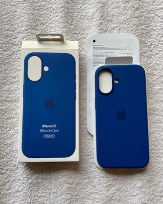 Cover Originale iPhone 16 Blu Oltremare