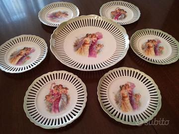 Piatti dolce antico servizio primi '900