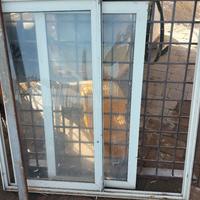 cancellata di ferro+ finestra di alluminio 