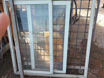 cancellata di ferro+ finestra di alluminio 