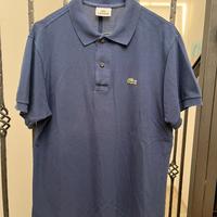 Polo lacoste taglia 3 blu