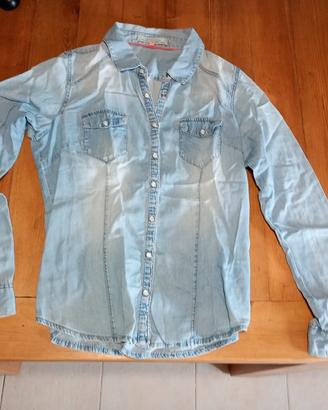 camicia jeans donna