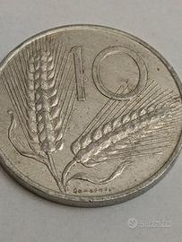 Moneta da 10 lire rara 1974