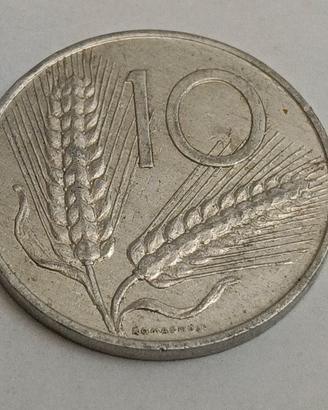 Moneta da 10 lire rara 1974