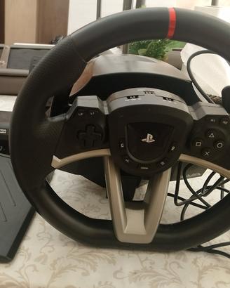 volante + pedali per PlayStation 4