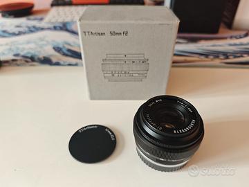 TTartisan 50mm F2 Fuji Obbiettivo Fujifilm XF