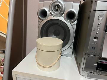 Stereo con cassette cd e radio samsung