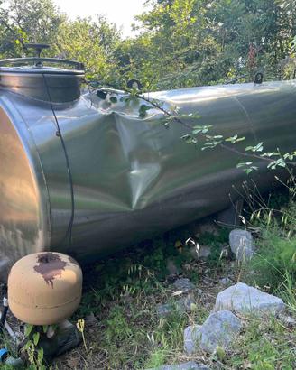 Serbatoio cisterna inox 5000 Lt Usato