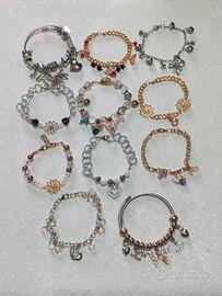💥 Stock 11 Bracciali in Acciaio – Tutti Diversi 