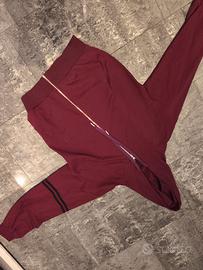 Felpa con cappuccio bordeaux/vinaccia