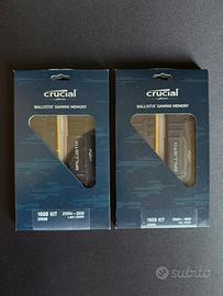 RAM Crucial Ballistix 3600MHz, DDR4, 32Gb (8Gb x4)