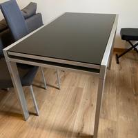 Tavolo da pranzo allungabile in vetro