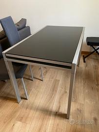 Tavolo da pranzo allungabile in vetro