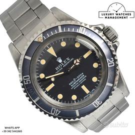 ROLEX Submariner 5512 Serif dial Full Set 1970's