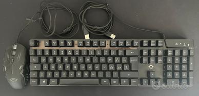 Tastiera e mouse gaming trust