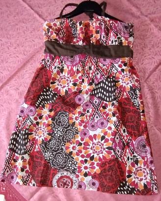 Vestito cotone estivo multicolor promod