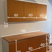 Base cucina Arclinea in legno chiaro