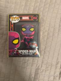 Funko pop spider man blacklight special edition