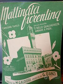 Mattinata fiorentina Canzone tango EDIZIONI CURCI