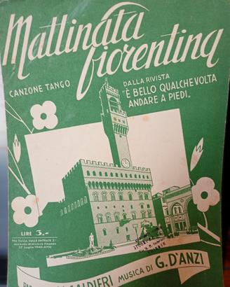 Mattinata fiorentina Canzone tango EDIZIONI CURCI