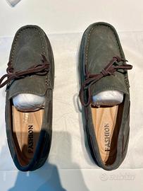 Scarpe  Moccassini Camoscio Uomo Tg.41