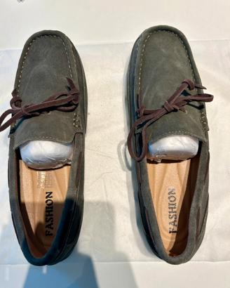 Scarpe  Moccassini Camoscio Uomo Tg.41