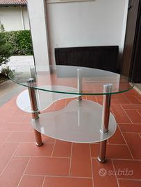tavolino da salotto in vetro